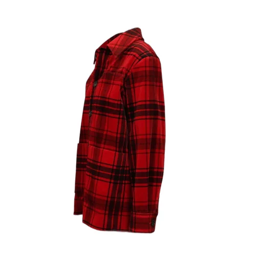 Saint Laurent Button-Up Tartan Jacket