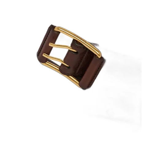 Saint Laurent Motorcycle Buckled Belt