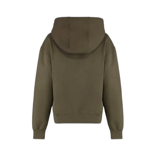 Saint Laurent Logo Embroidered Drawstring Hoodie