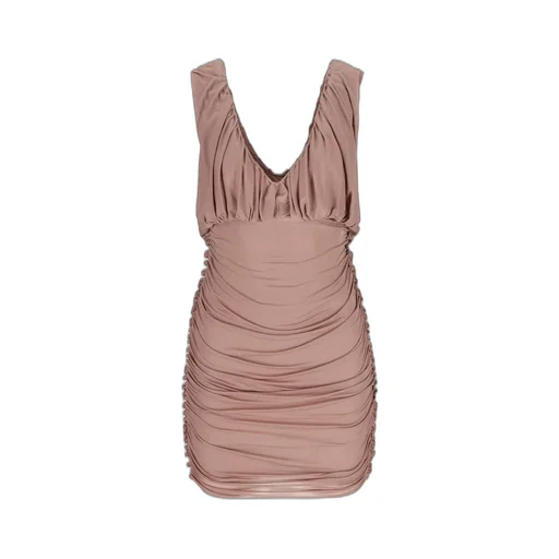 Saint Laurent Draped Sleeveless Dress