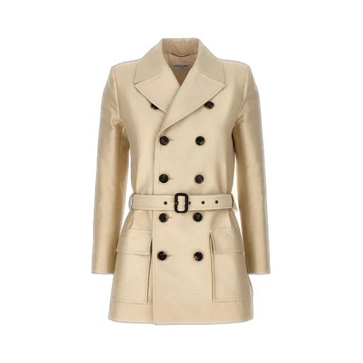 Saint Laurent Saharienne Double-Breasted Jacket