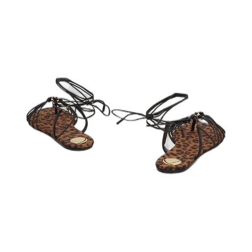 Saint Laurent Babylone Logo Plaque Sandals