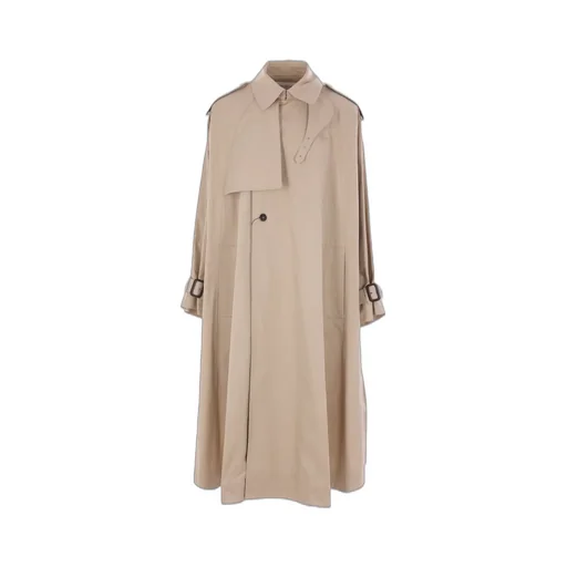 Saint Laurent Button Detailed Trench Coat