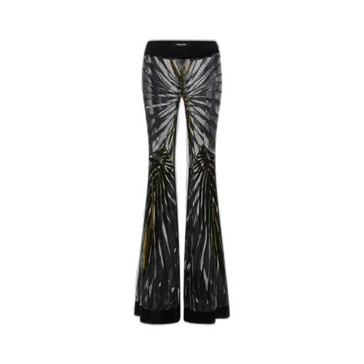Roberto Cavalli Flare Velvet Trousers