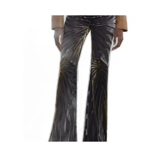 Roberto Cavalli Flare Velvet Trousers