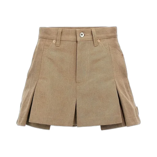 Sacai Pleated Folded Shorts