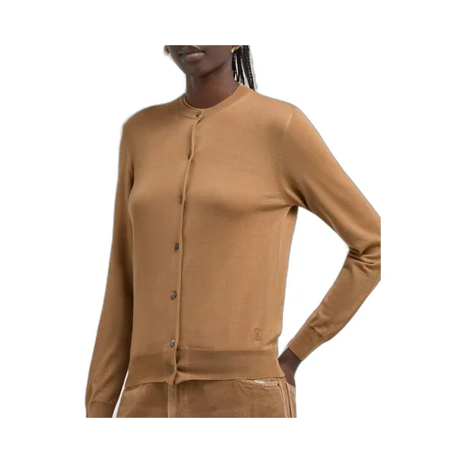 Roberto Cavalli Long-Sleeved Crewneck Cardigan