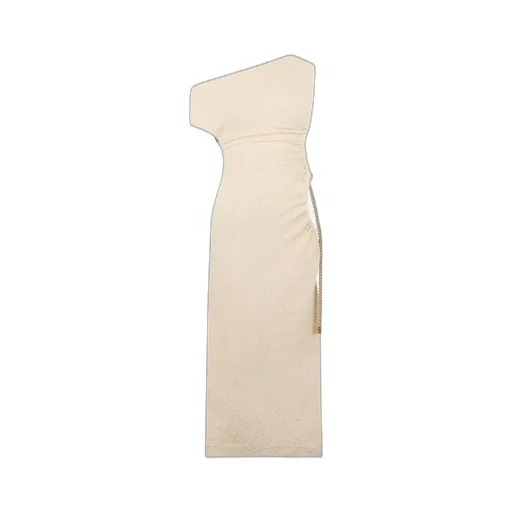 Roberto Cavalli Cut-Out One-Shoulder Midi Dress