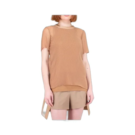 Sacai Layered Knitted Top
