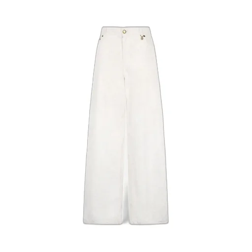 Roberto Cavalli Wall Print Wide Leg Trousers
