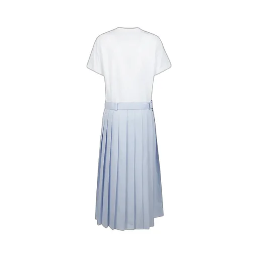 Sacai Poplin Jersey Midi Dress