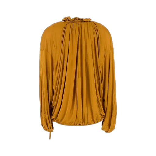 Saint Laurent Puff-Sleeved Knitted Shirt