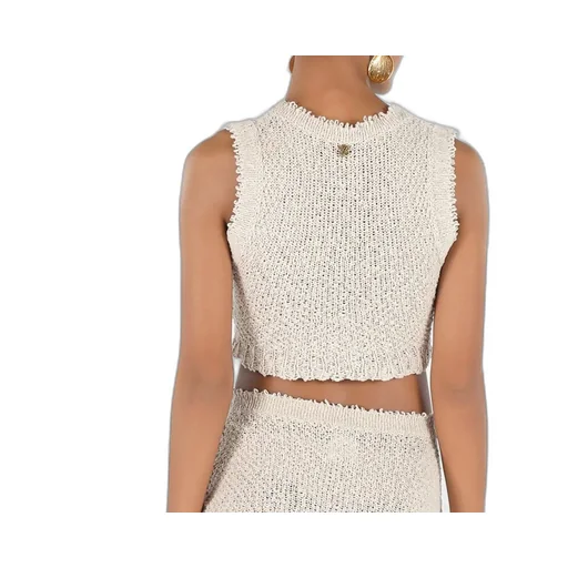 Roberto Cavalli Textured Knit Top