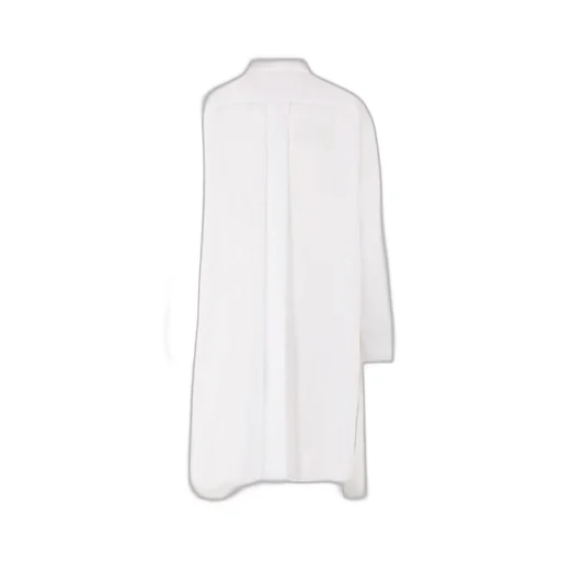 Sacai Pleated Zip Detailed Midi Shirt Dress