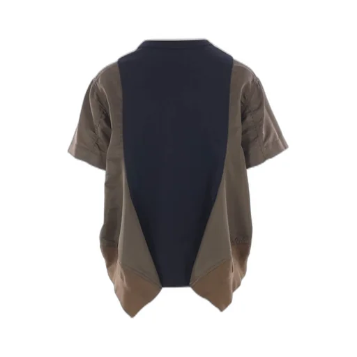 Sacai Panel Detailed Crewneck T-Shirt