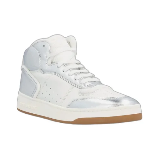 Saint Laurent Sl/80 Mid-Top Sneakers