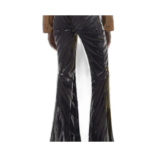 Roberto Cavalli Flare Velvet Trousers