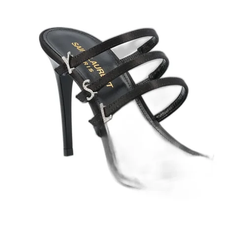Saint Laurent Jerry Square Open Toe Mules