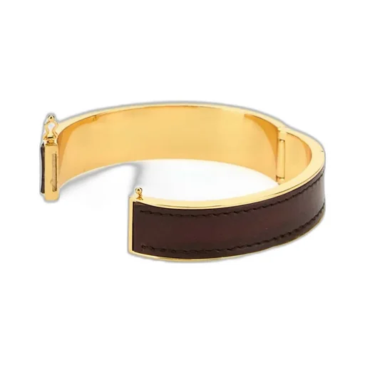 Saint Laurent Cassandre Logo Plaque Bracelet