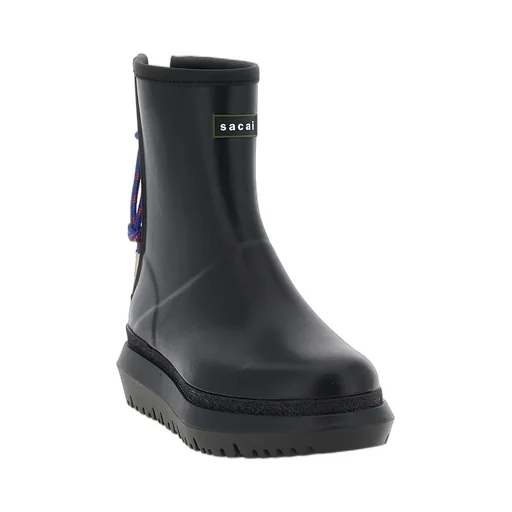 Sacai Zip-Detailed Ankle Boots