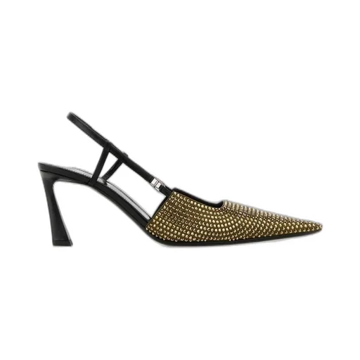 Saint Laurent Embellished Pointed Toe Pumps