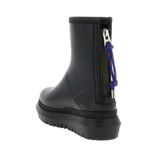 Sacai Zip-Detailed Ankle Boots