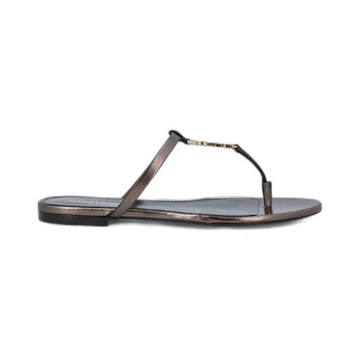 Saint Laurent Cassandra Logo Plaque Slides