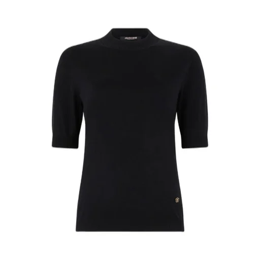 Roberto Cavalli Monogram Rc Mock Neck Jumper