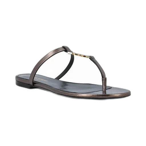 Saint Laurent Cassandra Logo Plaque Slides