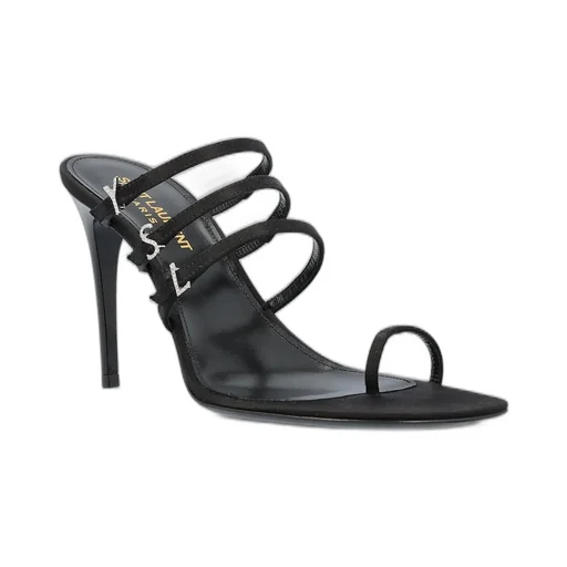 Saint Laurent Jerry Square Open Toe Mules