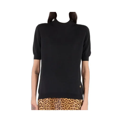 Roberto Cavalli Monogram Rc Mock Neck Jumper
