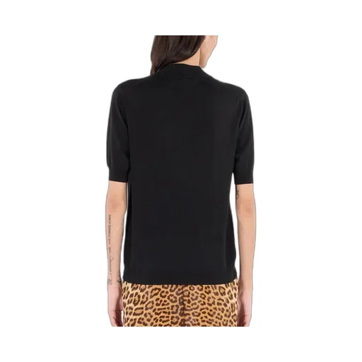 Roberto Cavalli Monogram Rc Mock Neck Jumper