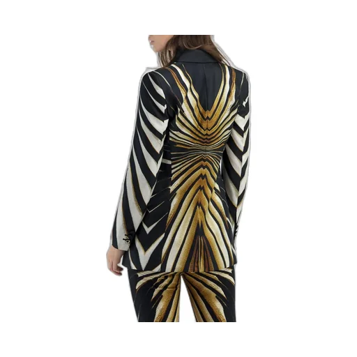 Roberto Cavalli Ray Of Gold Print Jacket