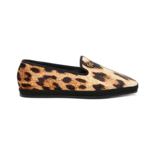 Roberto Cavalli Mirror Snake Flat Shoes