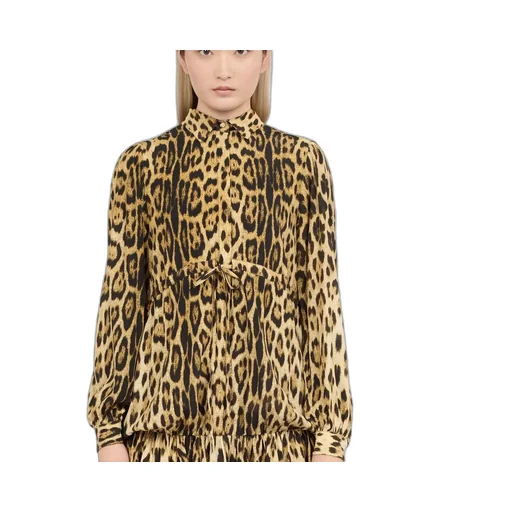 Roberto Cavalli Leopard Print T-Shirt