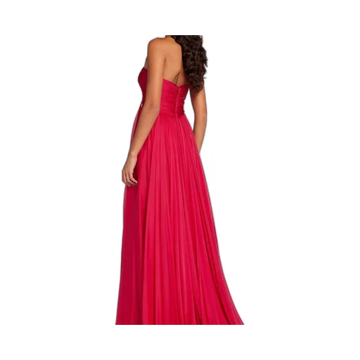 Roberto Cavalli Mirror Snake Strapless Maxi Dress