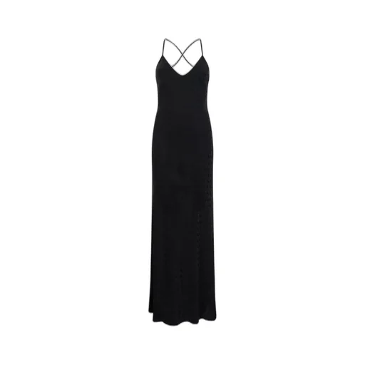 Roberto Cavalli Monogram Slip Maxi Dress