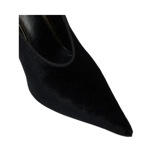 Roberto Cavalli Velvet Jewel-Anklet Pumps