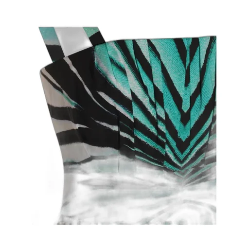Roberto Cavalli Ray Of Sea Print Mini Dress