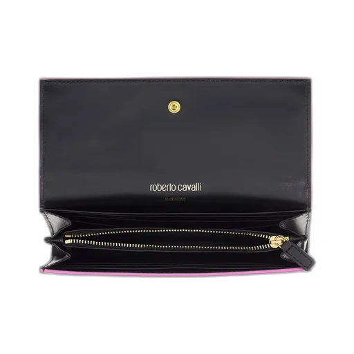 Roberto Cavalli Monogram Continental Wallet