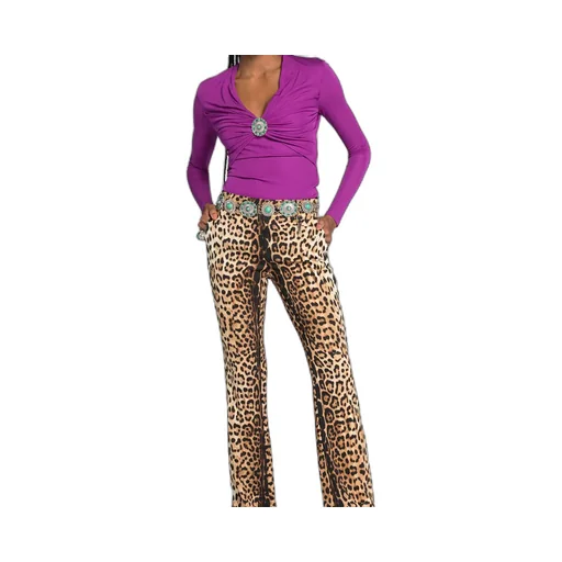 Roberto Cavalli Embellished Ruched Top
