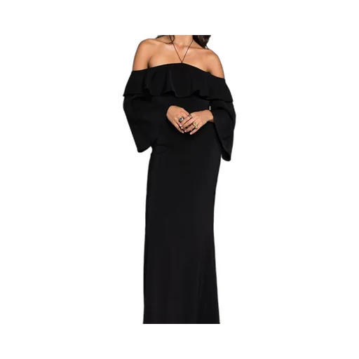 Roberto Cavalli Off-Shoulder Maxi Dress