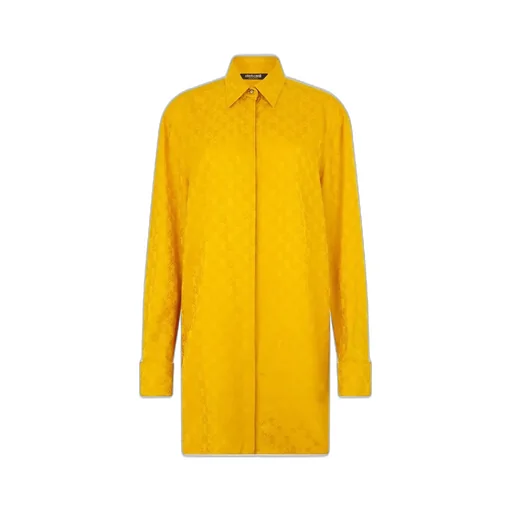 Roberto Cavalli Mirror Snake Monogram Shirt