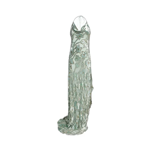 Roberto Cavalli Floral Embellished Gown
