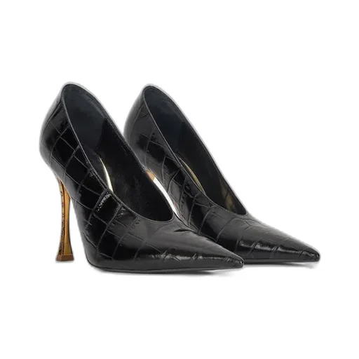 Roberto Cavalli Croc-Effect High Heel Pumps