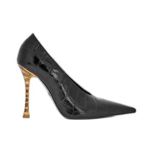 Roberto Cavalli Croc-Effect High Heel Pumps
