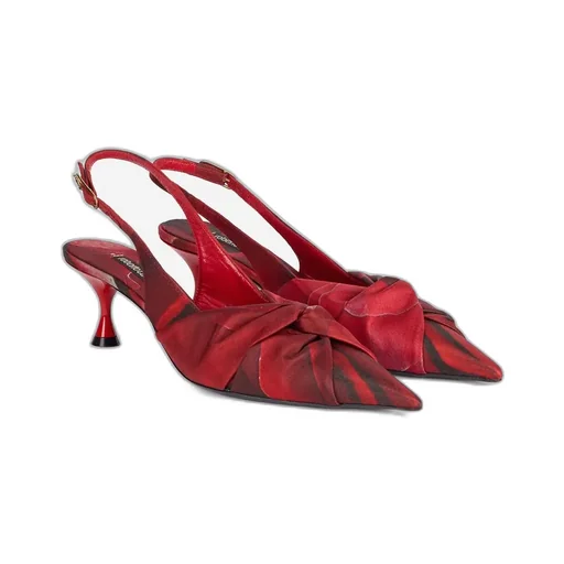 Roberto Cavalli Knotted Slingback Pumps