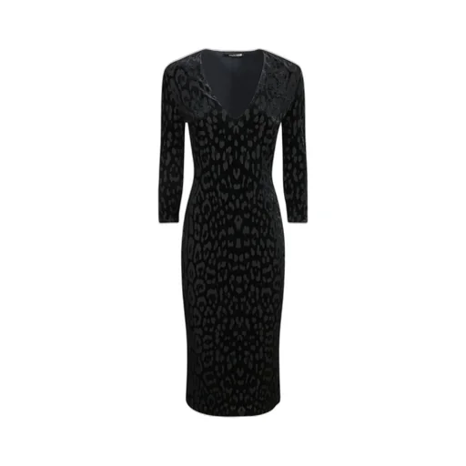 Roberto Cavalli Patterned Midi Dress