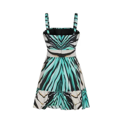 Roberto Cavalli Ray Of Sea Print Mini Dress