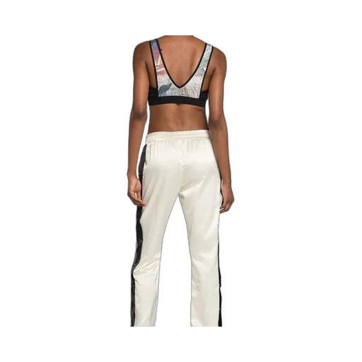 Roberto Cavalli Abstract Print Crop Top